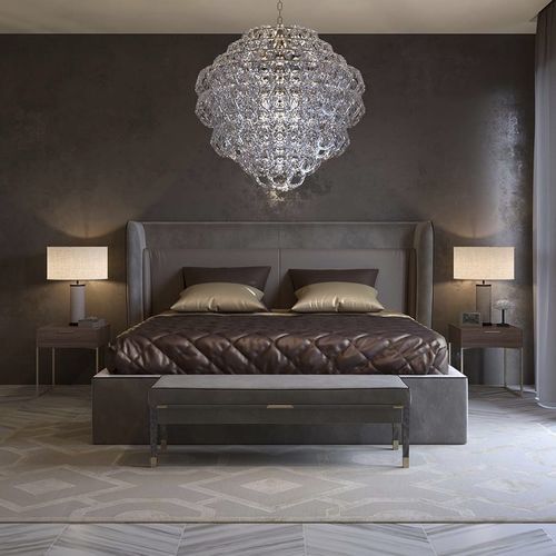 Letto matrimoniale - Tobacco - Scandal Home Couture - contemporaneo / imbottito / con testiera