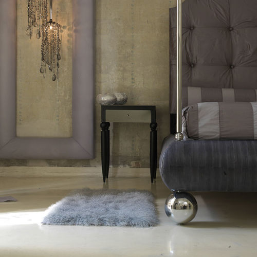 Comodino contemporaneo - SOAVE - Scandal Home Couture - in legno / in vetro / con supporto in legno