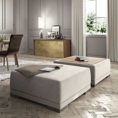 Ottomana in tessuto - BILBAO - Scandal Home Couture - in pelle / in legno / quadrata