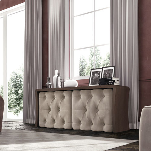 Credenza contemporanea - WALL STREET - Scandal Home Couture - in rovere / in pelle / in tessuto