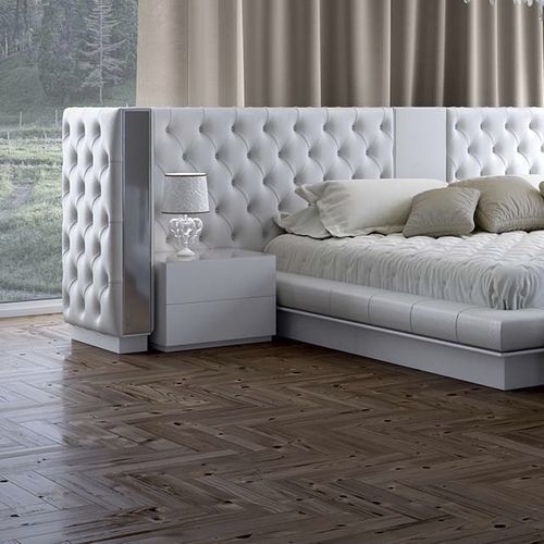 Comodino contemporaneo - IMPERO - Scandal Home Couture - in legno laccato / con supporto in legno laccato / rettangolare