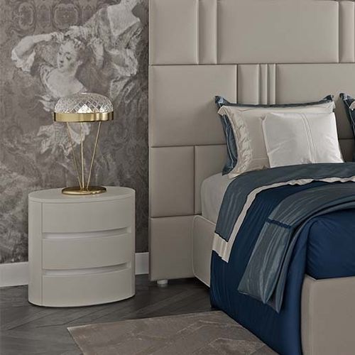 Lampada da comodino - RAYON - Scandal Home Couture - in vetro / in oro / contemporanea