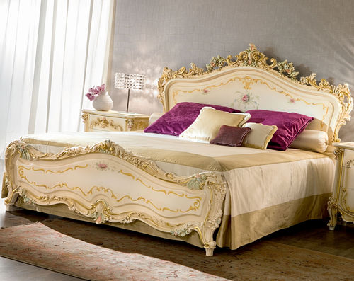 Letto matrimoniale - IGEA - Silik - in stile / in legno / per camera d'hotel