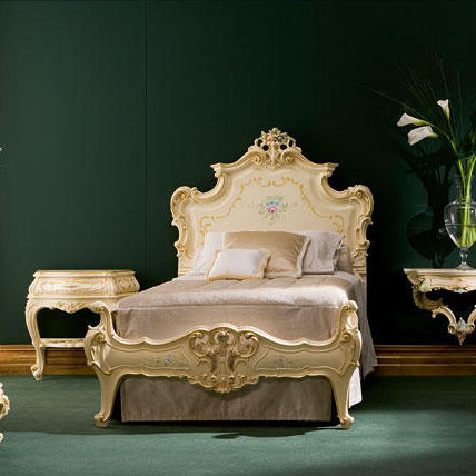 Letto matrimoniale - CALIPSO - Silik - singolo / in stile / con testiera imbottita