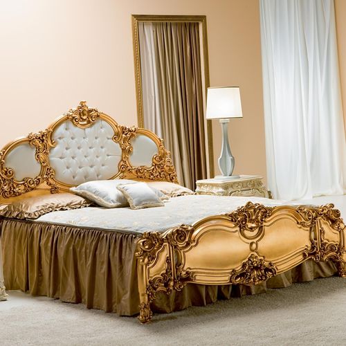 Letto matrimoniale - PANDORA - Silik - in stile / con testiera imbottita / in tessuto