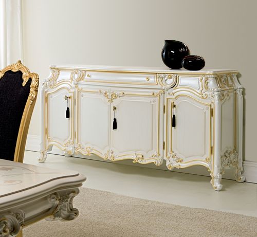 Credenza in stile - APOLLONIA - Silik - in legno / bianca