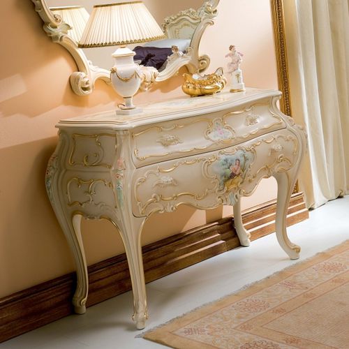 Cassettone con piedi alti - IRIDE  - Silik - in stile / in legno / in legno laccato