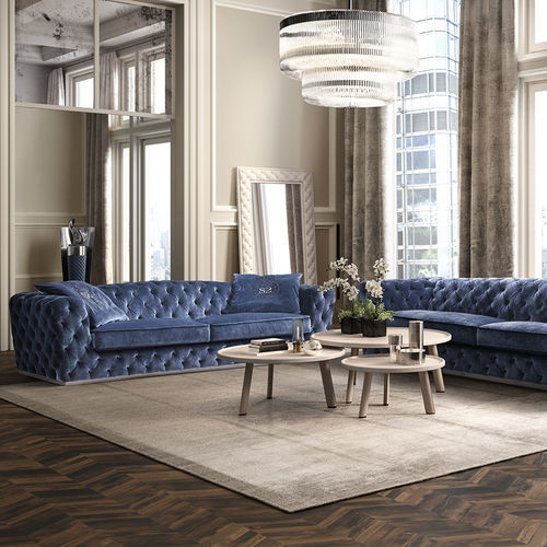 Divano chesterfield - Must - Siwa Soft Style Home - in tessuto / con braccioli / fatto a mano