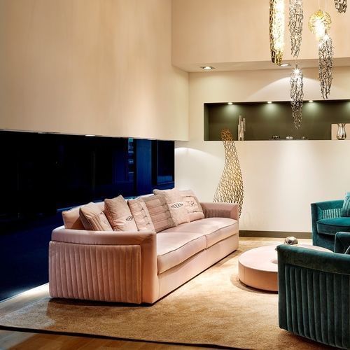 Divano contemporaneo - Shell - Siwa Soft Style Home - in tessuto / beige / in legno massiccio
