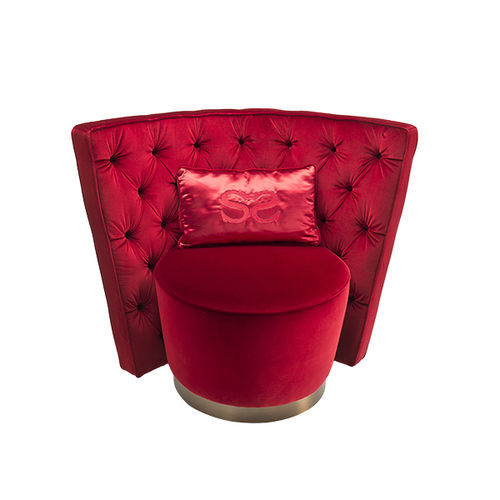 Poltrona design originale - Voile - Siwa Soft Style Home - in tessuto / in legno massiccio / in legno compensato