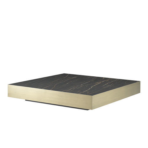 Tavolino basso contemporaneo - Kyros  - Siwa Soft Style Home - in marmo / con supporto in legno / quadrato