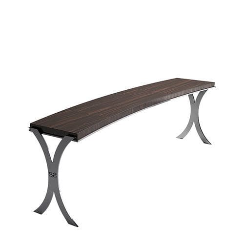 Consolle contemporanea - Chester  - Siwa Soft Style Home - in legno / con supporto in metallo cromato / rettangolare