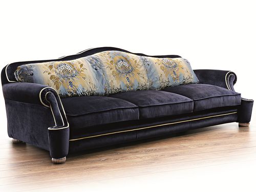 Divano contemporaneo - Palais Royal - Siwa Soft Style Home - in tessuto / blu / in legno massiccio