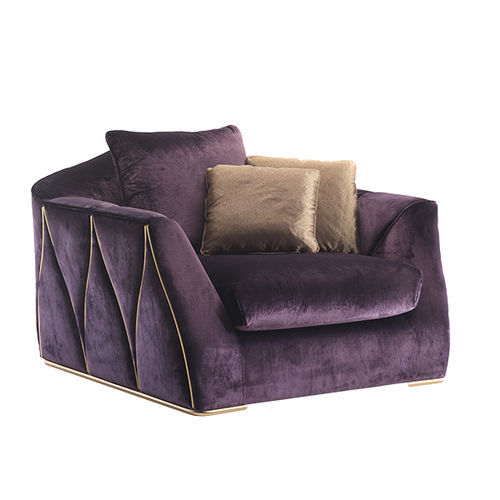 Poltrona contemporanea - Arcadia  - Siwa Soft Style Home - in tessuto / con cuscino rimovibile / Made in Italy