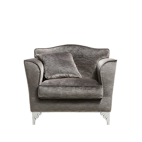 Poltrona contemporanea - Lucrezia  - Siwa Soft Style Home - in tessuto / con cuscino rimovibile / Made in Italy