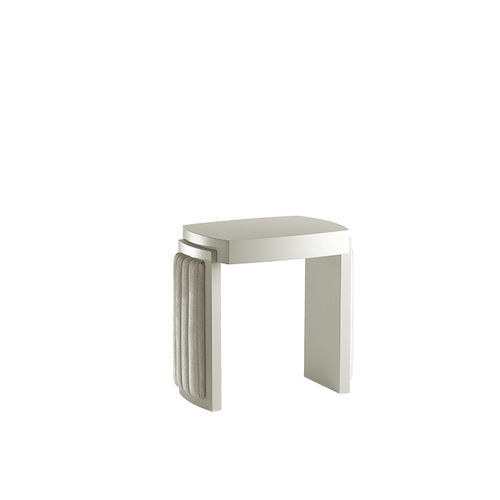 Comodino contemporaneo - Shell  - Siwa Soft Style Home - in MDF laccato / con supporto in MDF laccato / rettangolare