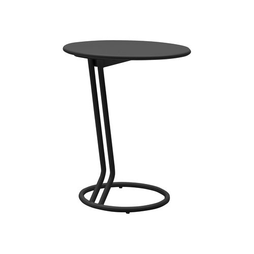 Tavolo d'appoggio contemporaneo - BOGGIE - SOFTLINE - in MDF laccato / in acciaio / in ottone