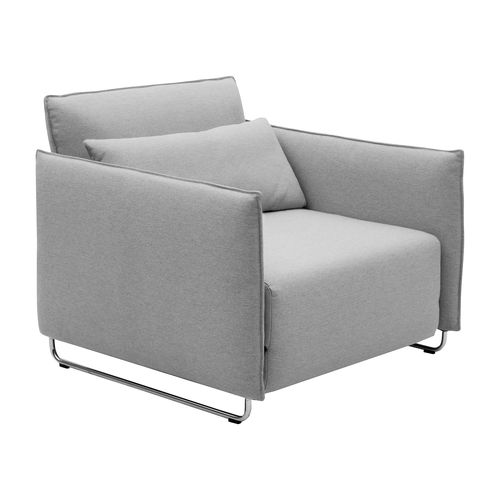 Poltrona contemporanea - CORD - SOFTLINE - in tessuto / in acciaio / con rivestimento rimovibile