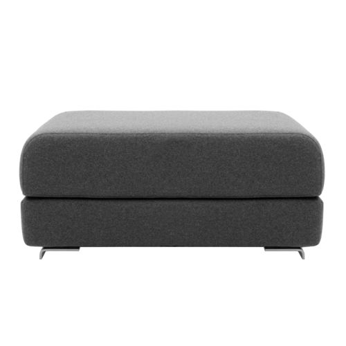 Pouf contemporaneo - LOUNGE - SOFTLINE - in tessuto / quadrato / modulare