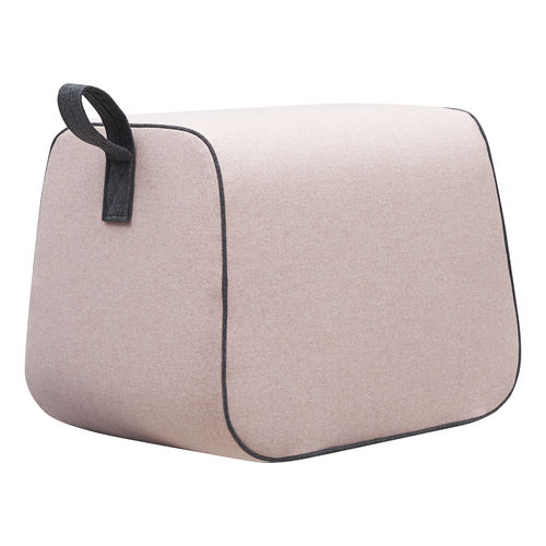 Pouf contemporaneo - NECTOR - SOFTLINE - in tessuto / rettangolare / per hotel