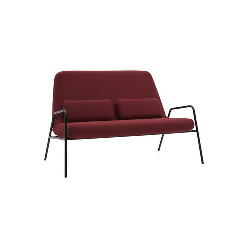 Divano compatto - NOLA - SOFTLINE - design scandinavo / in tessuto / con rivestimento rimovibile