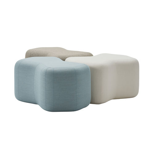 Pouf contemporaneo - UNIT - SOFTLINE - in tessuto / modulare / per bambini