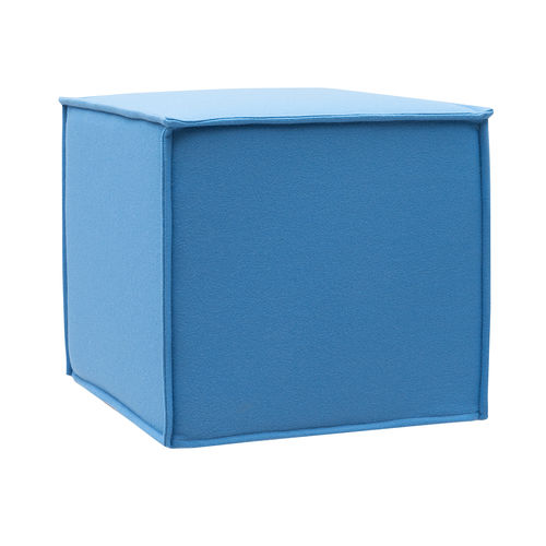 Pouf contemporaneo - SPACE - SOFTLINE - in tessuto / in espanso / quadrato