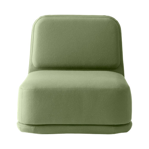 Chauffeuse contemporanea - STANDBY Medium - SOFTLINE - in tessuto / con rivestimento rimovibile / colore personalizzabile