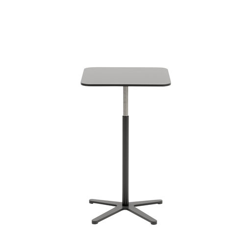Tavolo d'appoggio contemporaneo - XO - SOFTLINE - in acciaio / con supporto in acciaio / quadrato