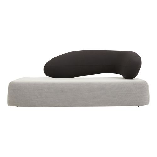 Divano design organico - CHAT - SOFTLINE - in tessuto / con rivestimento rimovibile / colore personalizzabile