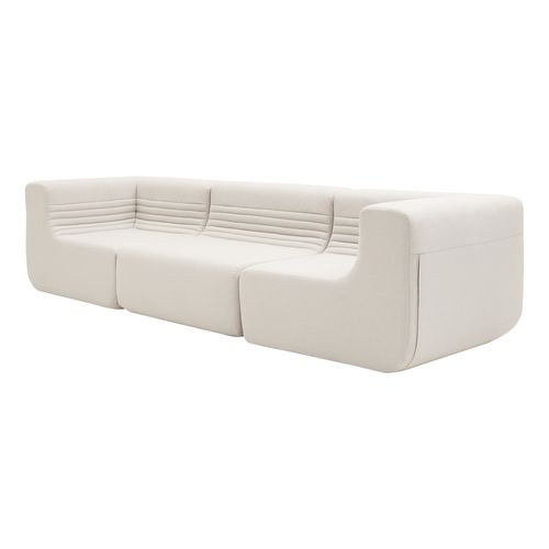 Divano modulare - LOFT - SOFTLINE - contemporaneo / da esterno / in tessuto