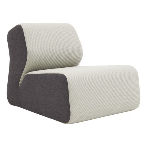 Chauffeuse contemporanea - HUGO - SOFTLINE - in tessuto / con rivestimento rimovibile / colore personalizzabile