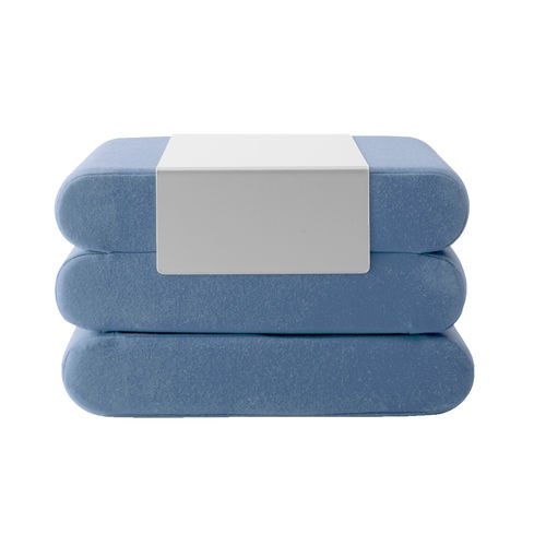 Pouf contemporaneo - BINGO - SOFTLINE - in tessuto / quadrato / modulare
