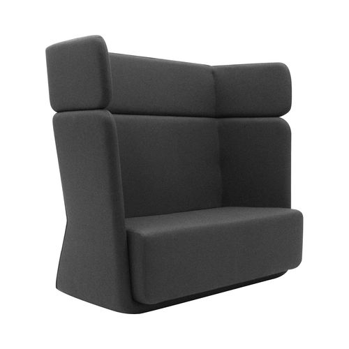 Divano contemporaneo - BASKET - SOFTLINE - in tessuto / con rivestimento rimovibile / con schienale alto