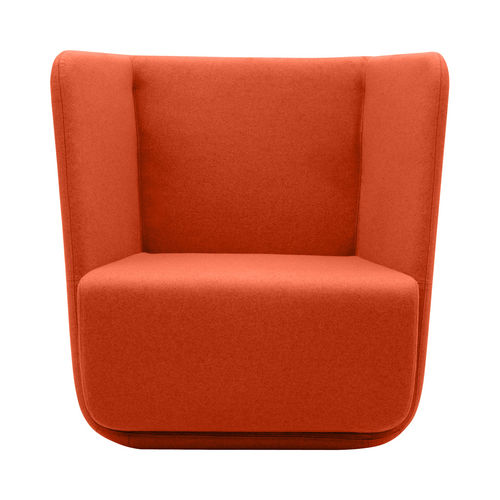 Poltrona contemporanea - BASKET - SOFTLINE - in tessuto / con rivestimento rimovibile / con schienale alto