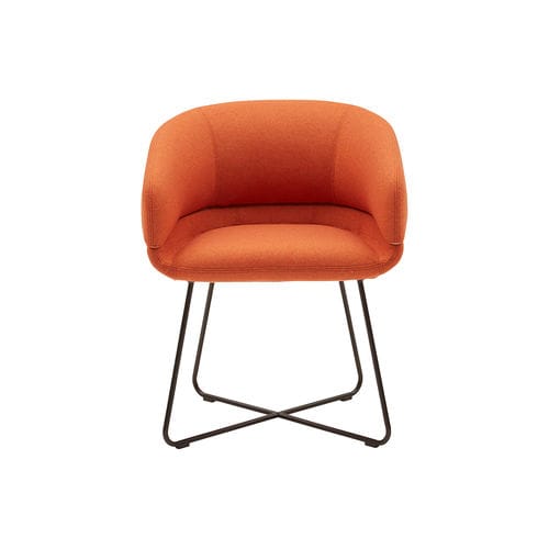 Sedia contemporanea - CALETO - SOFTLINE - da interno / in tessuto / in schiuma di poliuretano
