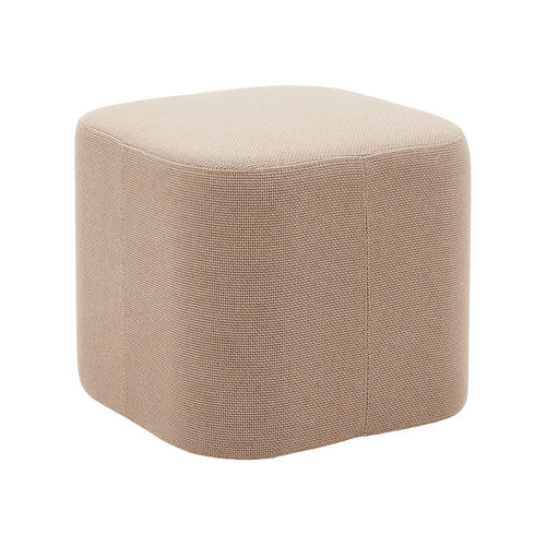 Pouf contemporaneo - SOFT SQUARE - SOFTLINE - in tessuto / quadrato / con rivestimento rimovibile