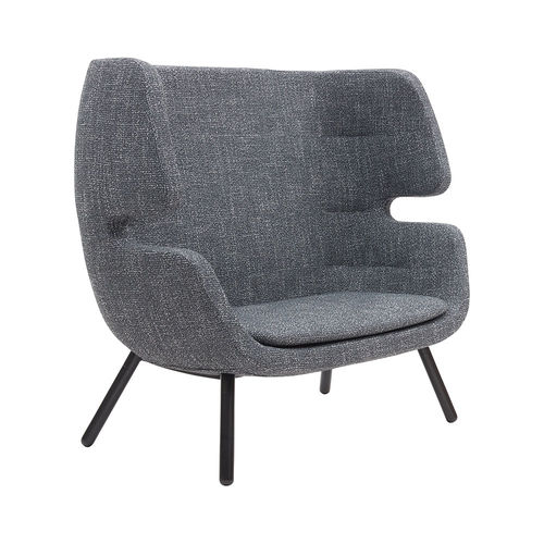Divano compatto - MOAI - SOFTLINE - contemporaneo / in tessuto / con rivestimento rimovibile