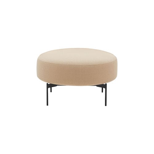 Pouf contemporaneo - JOE - SOFTLINE - in tessuto / tondo / con rivestimento rimovibile