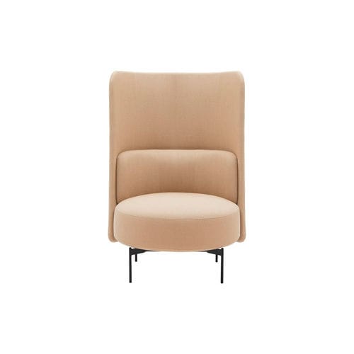 Poltrona contemporanea - JOE - SOFTLINE - in tessuto / a schienale alto / di privacy