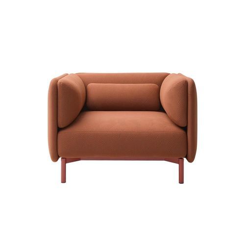 Poltrona contemporanea - JUNTO - SOFTLINE - in tessuto / in metallo / di lunga durata