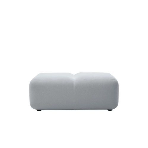 Pouf contemporaneo - CHOCO - SOFTLINE - in tessuto / quadrato / rettangolare