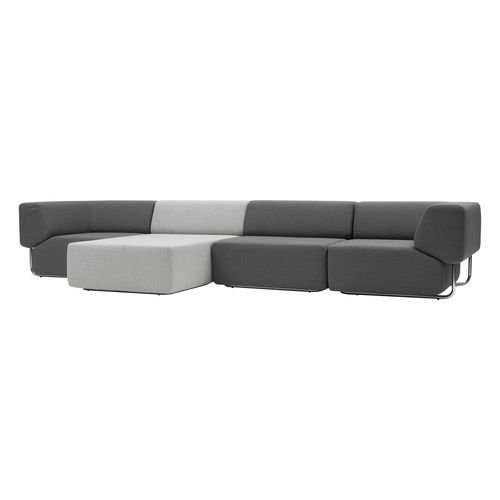 Divano modulare - NOA - SOFTLINE - contemporaneo / in tessuto / con rivestimento rimovibile