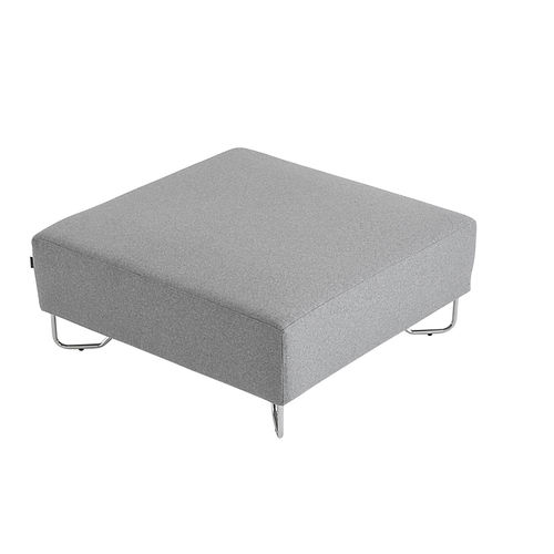 Ottomana contemporanea - LOTUS - SOFTLINE - in tessuto / in acciaio / da interno