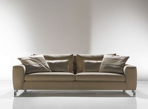 Divano modulare - CRYSTAL - Sormani - contemporaneo / in tessuto / marrone