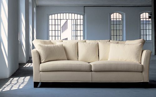 Divano classico - POPPY NEW  - Sormani - in tessuto / beige / 5 posti
