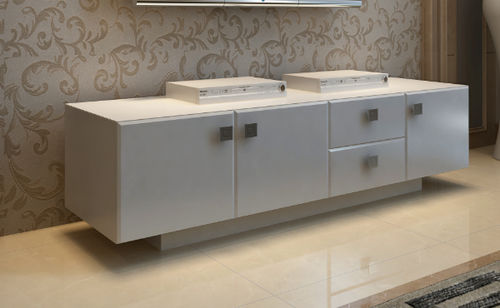 Credenza contemporanea - LARGE - Sormani - in legno laccato brillante