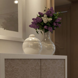 Vaso contemporaneo - JILL & JOY - Sormani - in ceramica / bianco