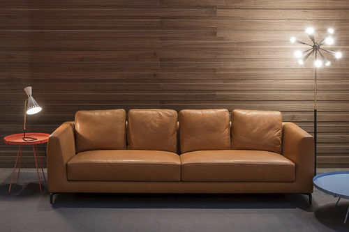 Divano modulare - NOLITA - Swan Italia - contemporaneo / in tessuto / in pelle