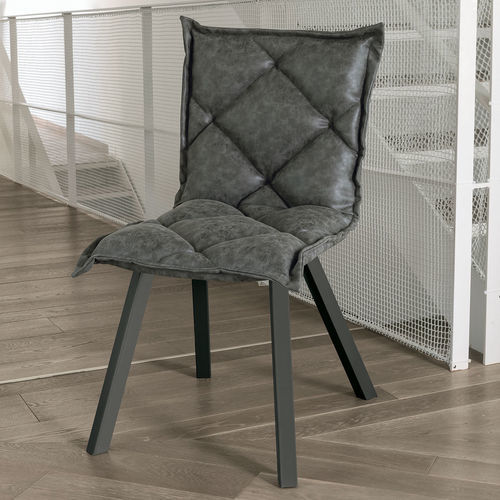 Sedia da pranzo contemporanea - DIGIONE - Target Point - da interno / in tessuto / con supporto in metallo verniciato